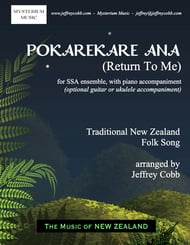 Pokarekare Ana SSA choral sheet music cover Thumbnail